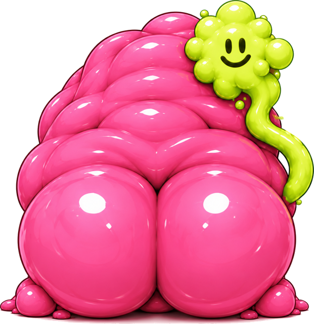 The mascot, from behind